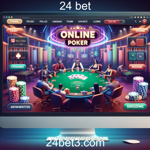 Descubra o Mundo do Poker Online no 24 Bet